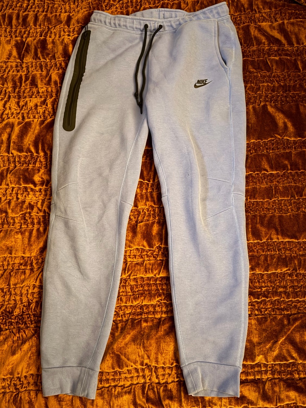 Nike Tech Blue Sweatpants with black Accents